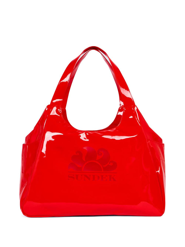 Sundek Borsa Mare Donna Aw417abpv400 Rosso Corallo