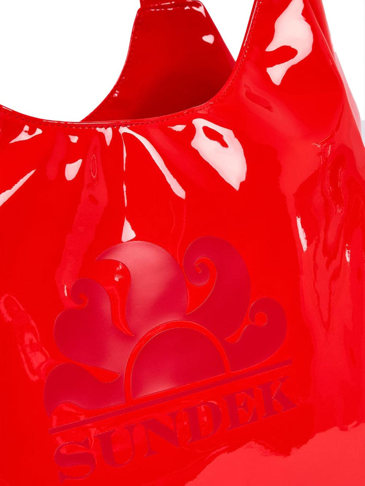 Sundek Borsa Mare Donna Aw417abpv400 Rosso Corallo