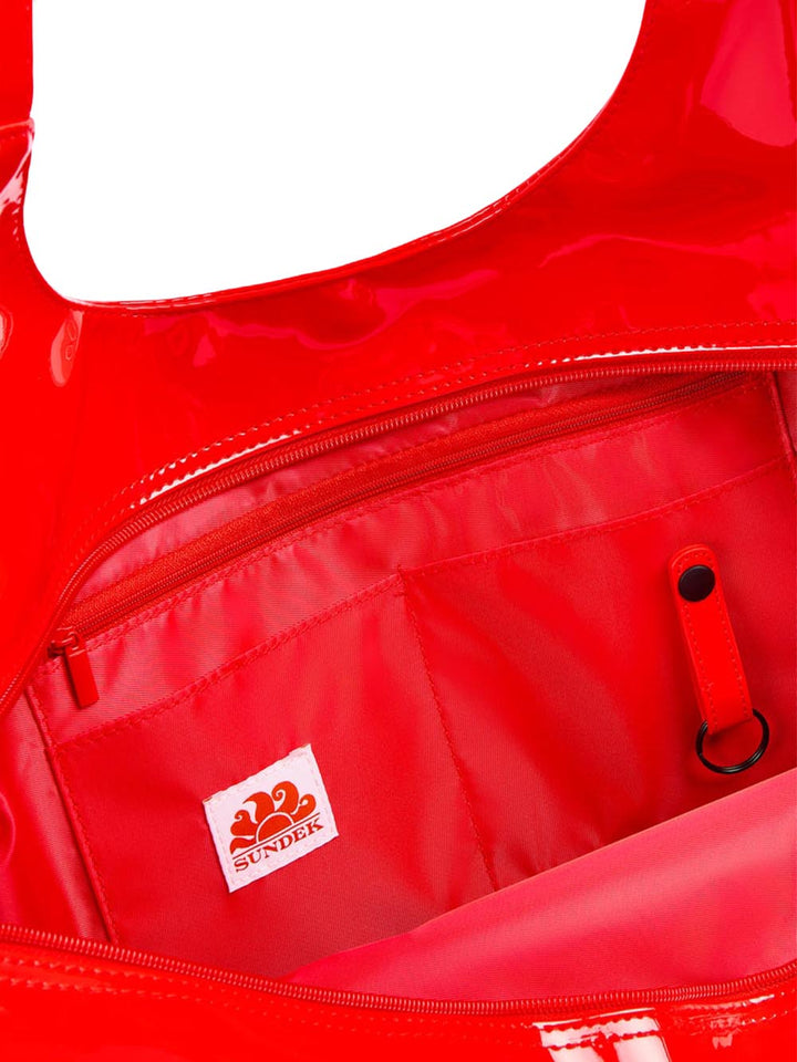 Sundek Borsa Mare Donna Aw417abpv400 Rosso Corallo
