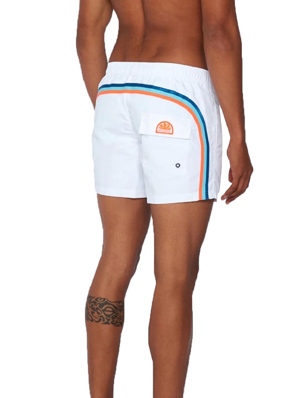 BOARDSHORT Sundek Costume Uomo M504bdta100 Bianco