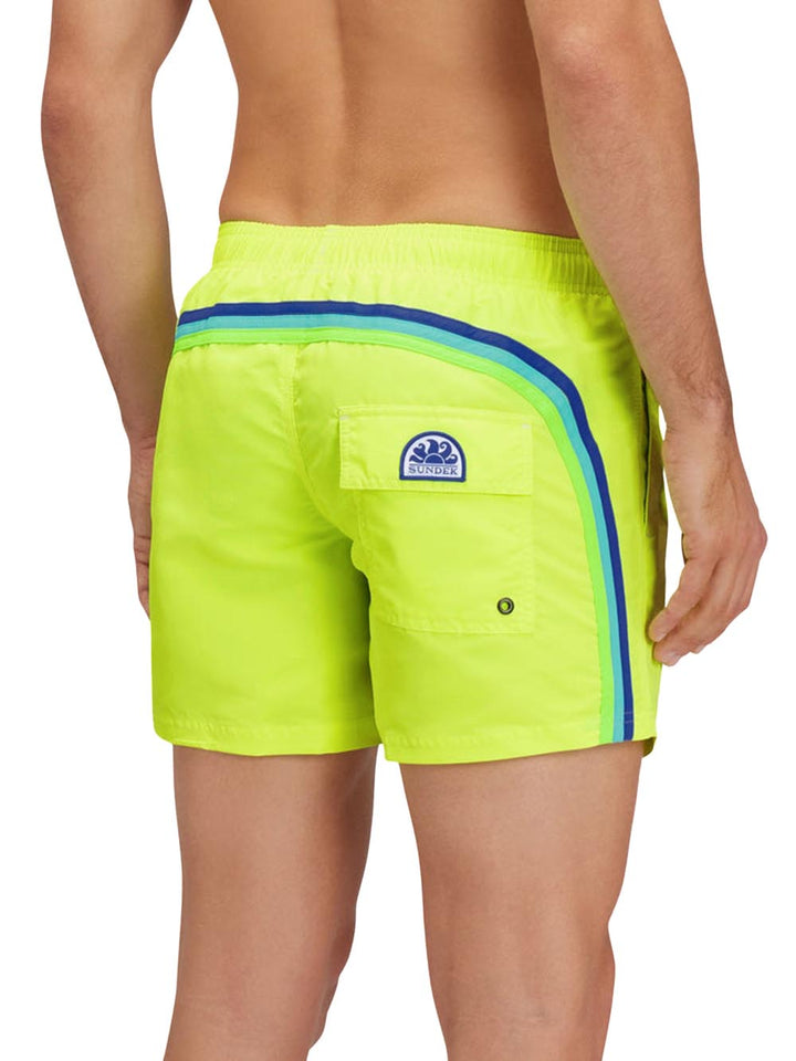 BOARDSHORT Sundek Costume Uomo M504bdta100 Giallo fluo