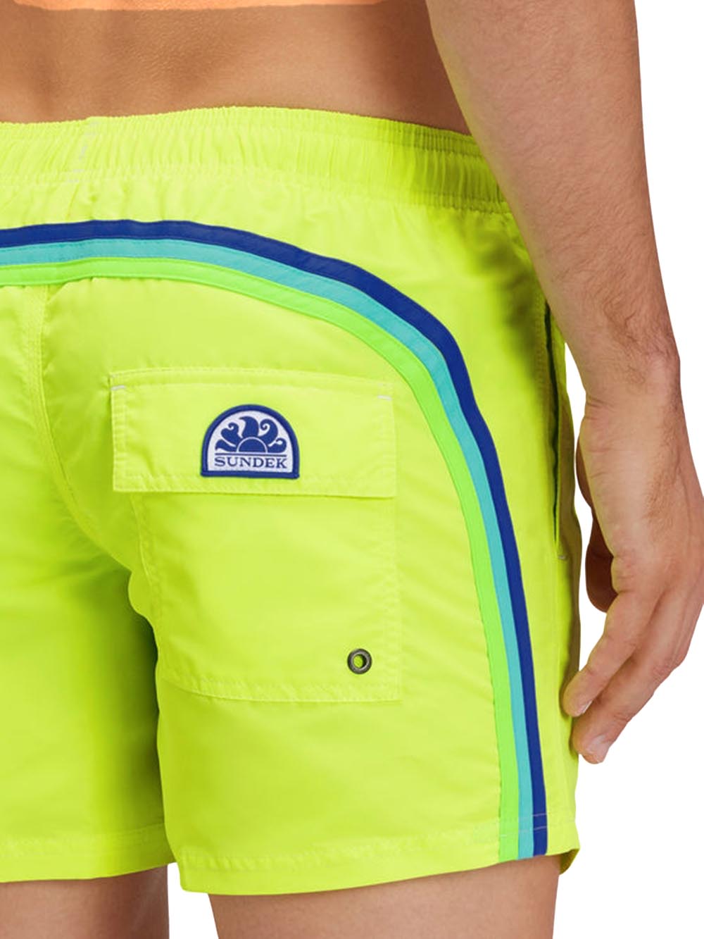 BOARDSHORT Sundek Costume Uomo M504bdta100 Giallo fluo