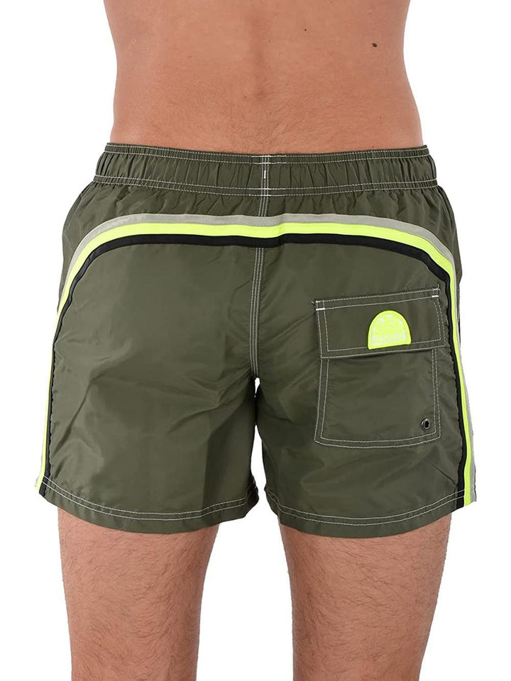 BOARDSHORT Sundek Costume Uomo M504bdta100 Verde scuro