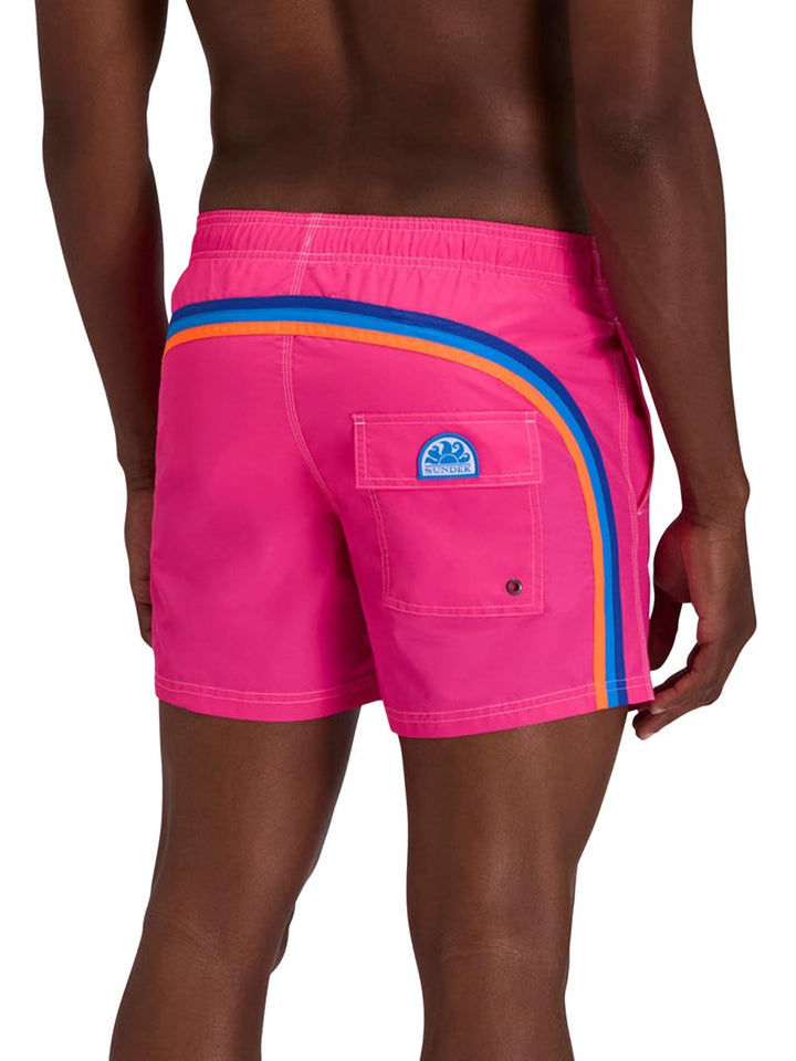 BOARDSHORT Sundek Costume Uomo M504bdta100 Fuxia