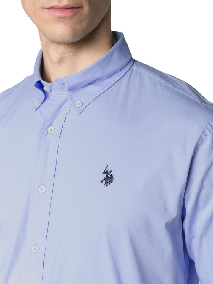 U.S. Polo Assn. Camicia Uomo Us43104002 Celeste