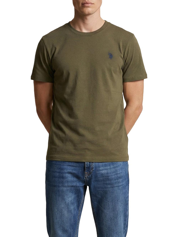 U.S. Polo Assn. T-shirt Uomo Us43154094 Verde militare