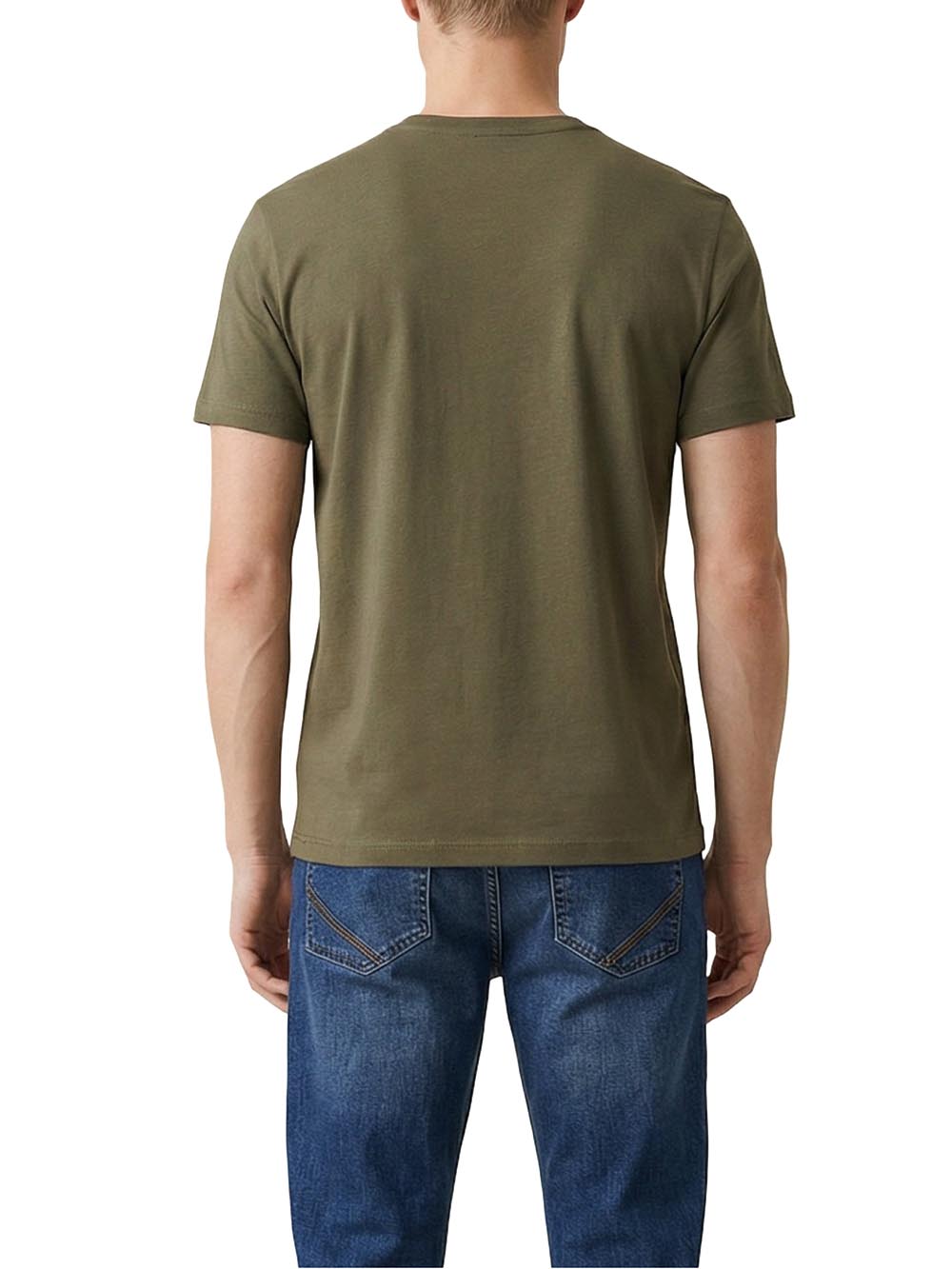 U.S. Polo Assn. T-shirt Uomo Us43154094 Verde militare