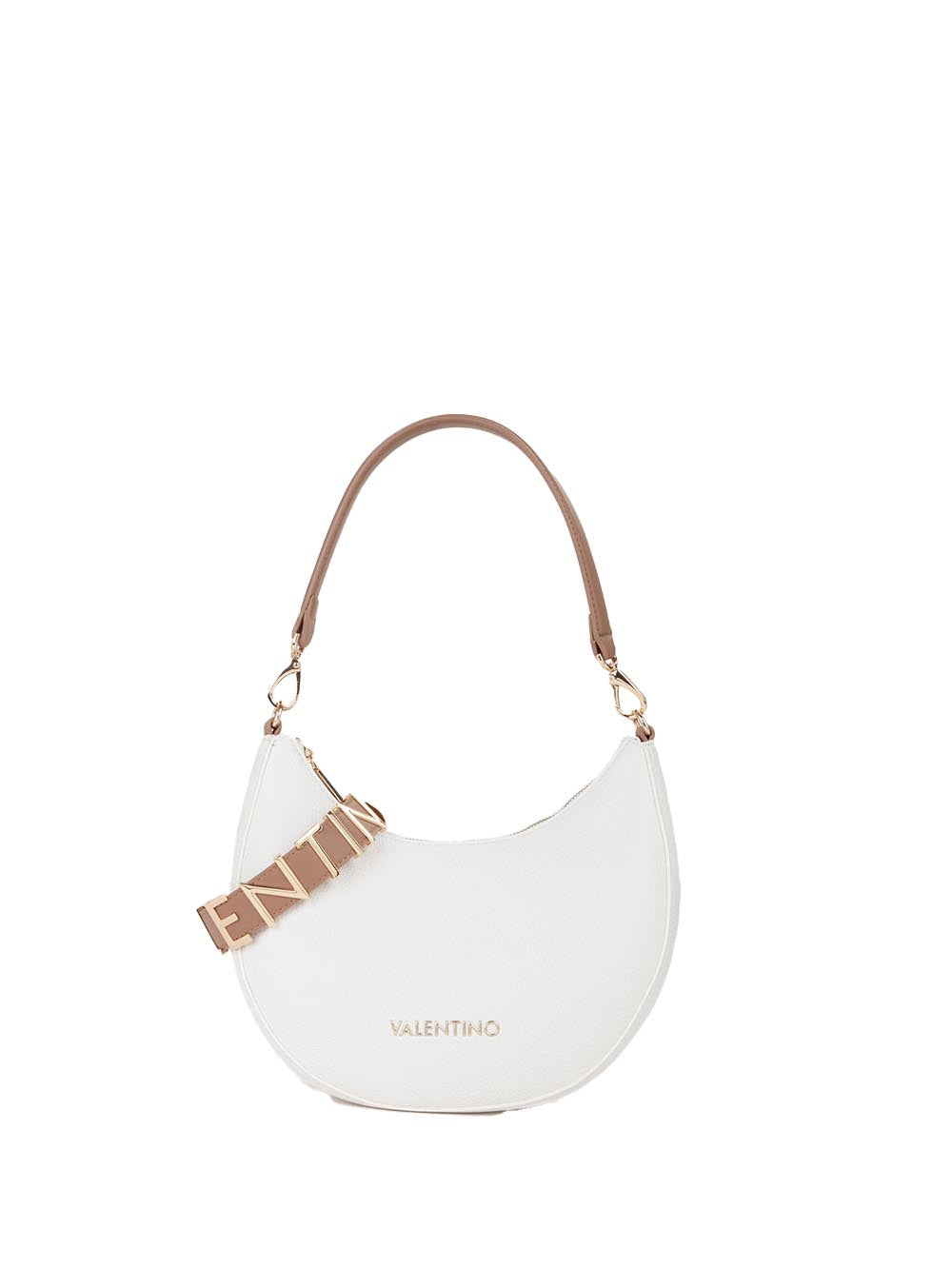 ALEXIA Valentino Borsa a Spalla Donna Vbs5a808 Bianco/Cuoio