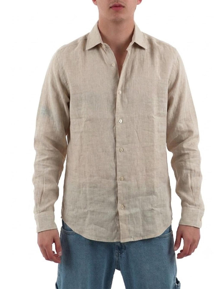YOS Camicia Uomo 9432900 Tortora