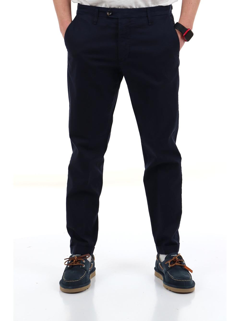 chino YOS Pantalone Uomo Napoli Gold Blu