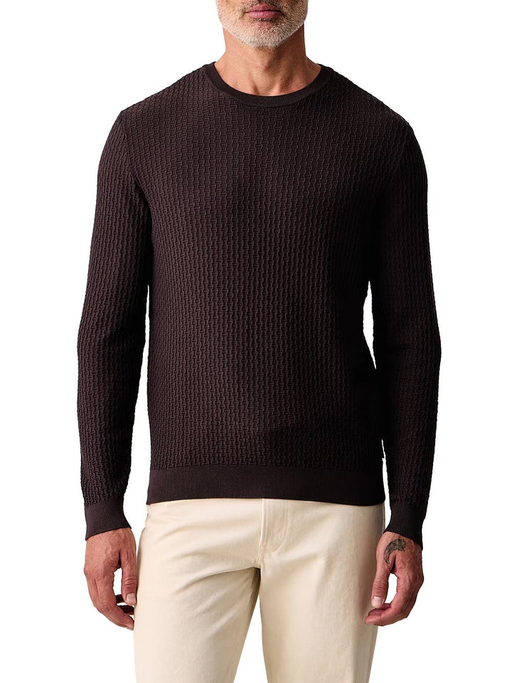 Armani Exchange Pullover Uomo Xm002988 Af10454 Marrone scuro