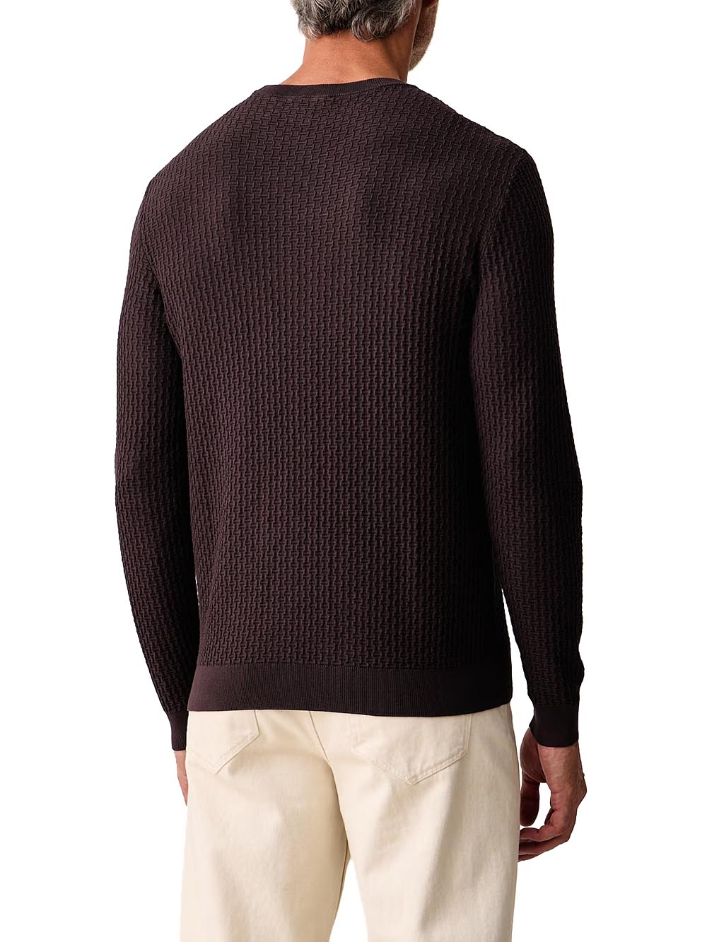 Armani Exchange Pullover Uomo Xm002988 Af10454 Marrone scuro