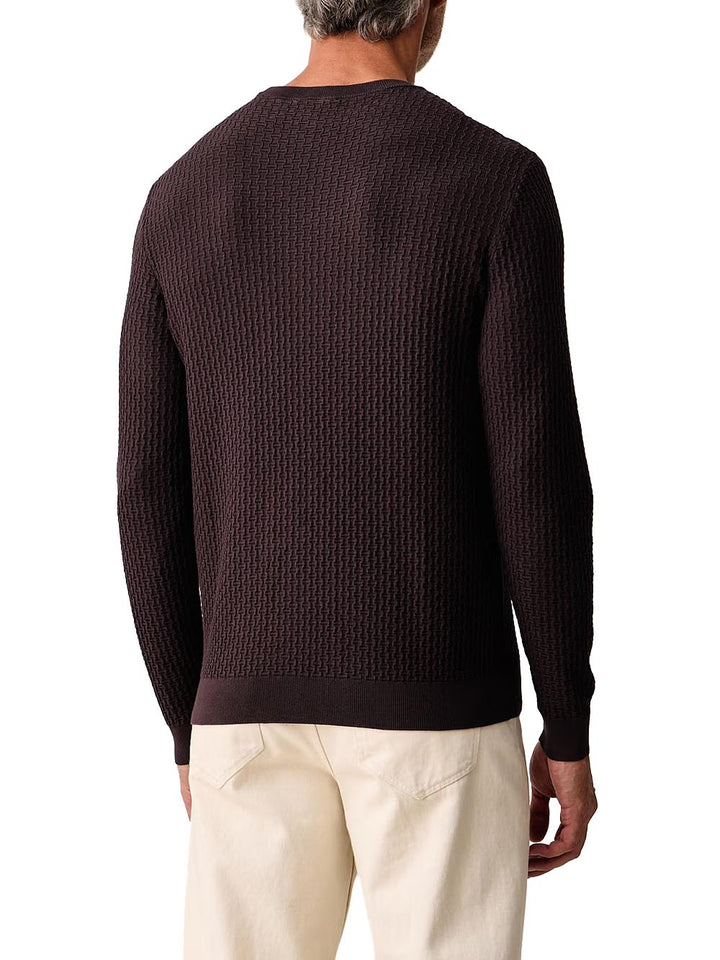 Armani Exchange Pullover Uomo Xm002988 Af10454 Marrone scuro