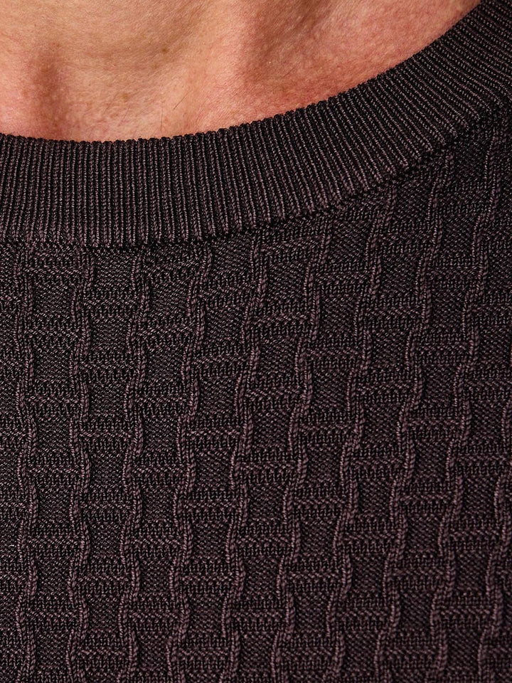 Armani Exchange Pullover Uomo Xm002988 Af10454 Marrone scuro