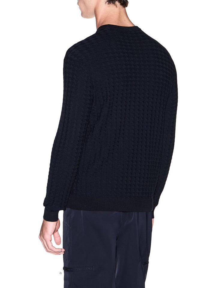 Armani Exchange Pullover Uomo Xm002988 Af10454 Blu