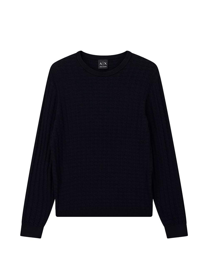 Armani Exchange Pullover Uomo Xm002988 Af10454 Blu