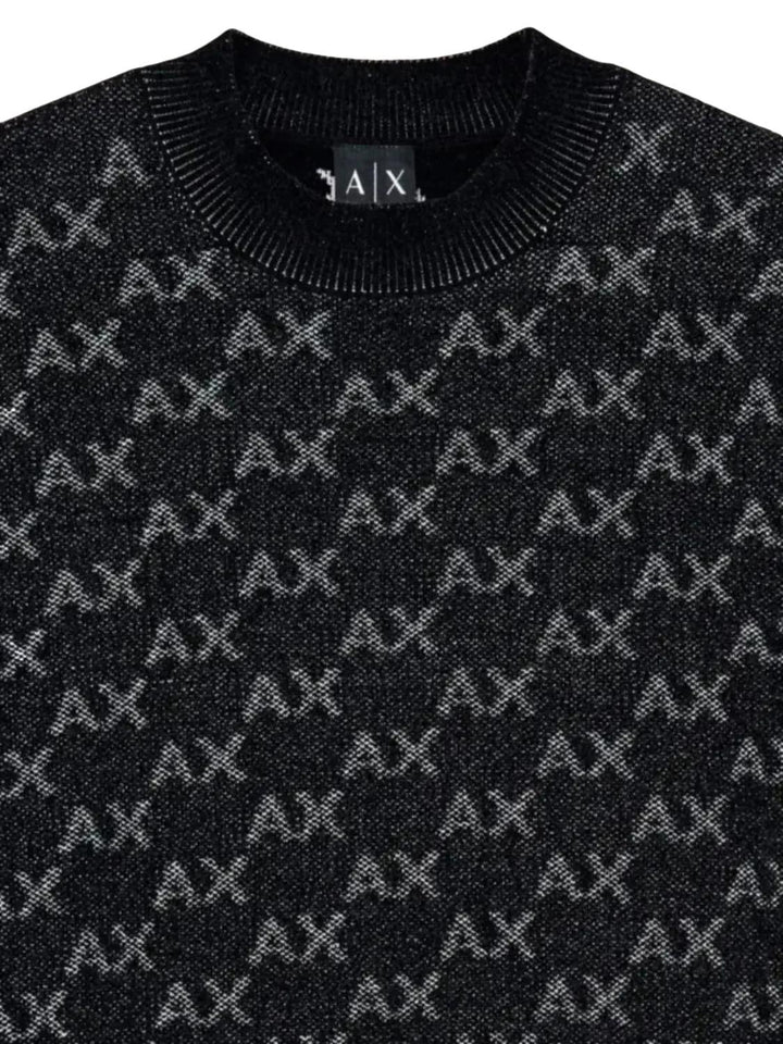 Armani Exchange Pullover Uomo Xm002992 Af16916 Nero