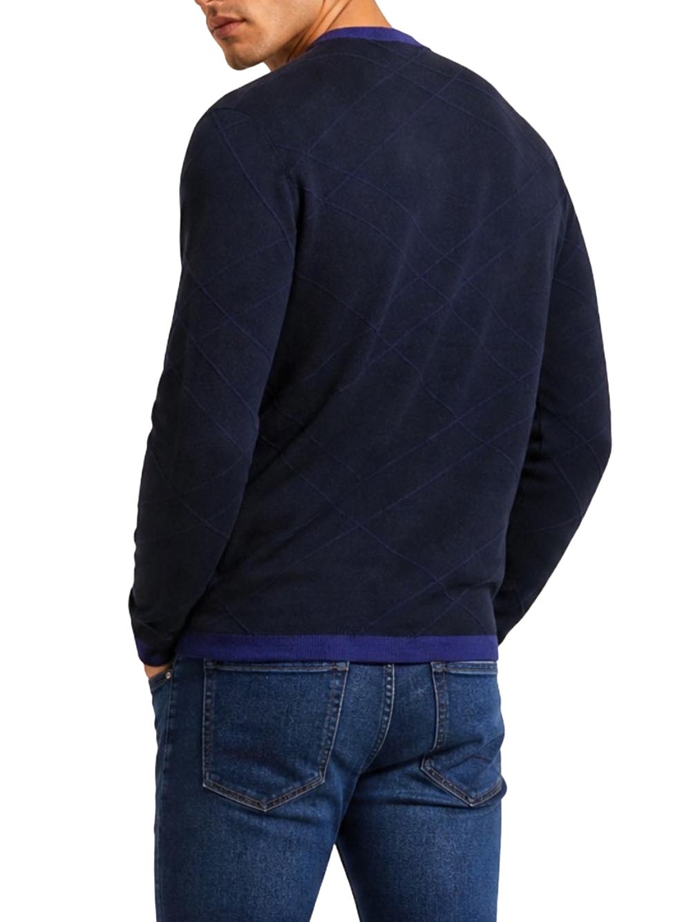 Armani Exchange Pullover Uomo Xm003012 Af26379 Blu