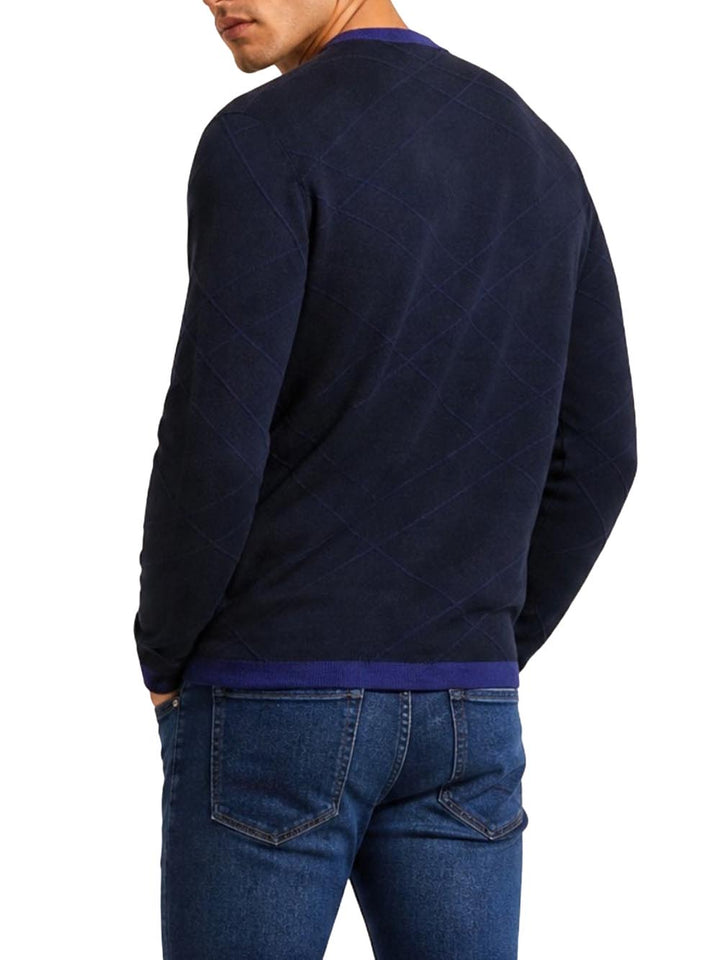 Armani Exchange Pullover Uomo Xm003012 Af26379 Blu