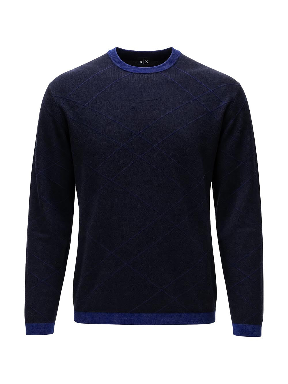 Armani Exchange Pullover Uomo Xm003012 Af26379 Blu