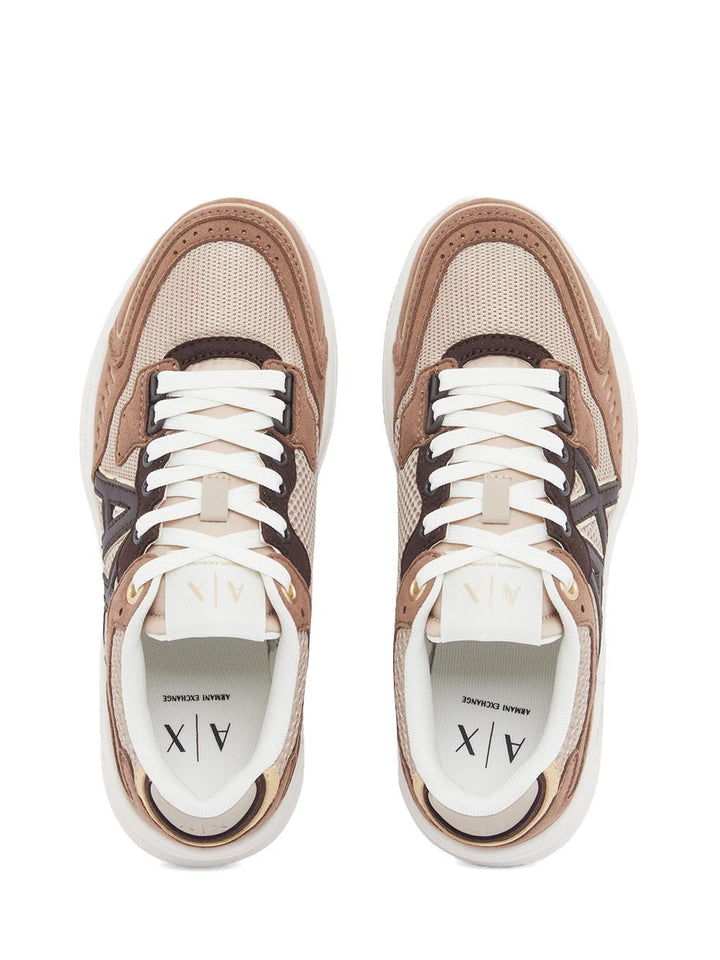 Armani Exchange Sneaker Donna Xw002153 Af22757 Marrone/Beige