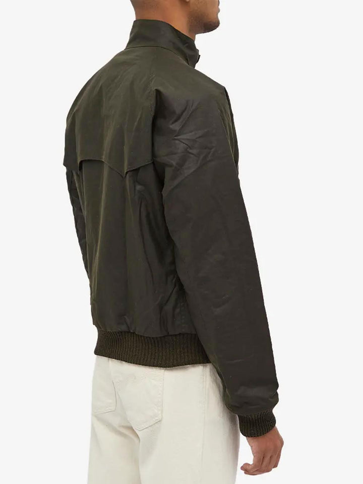 MERCHANT WAX Barbour International Giubbino Uomo Mwx0465 Verde oliva