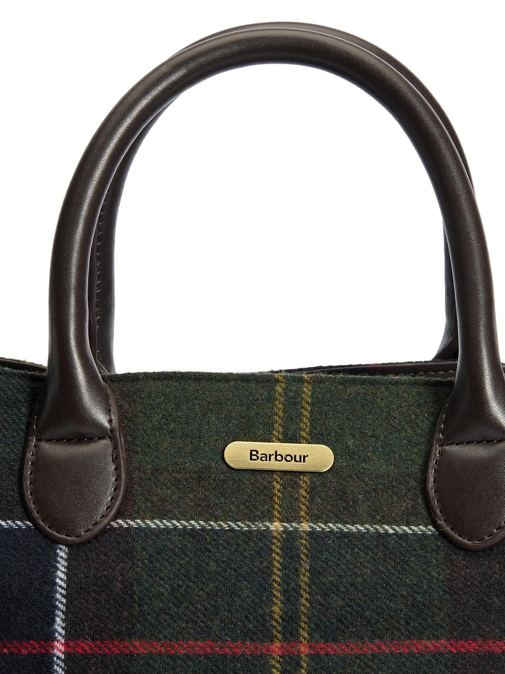BARRHILL TARTAN TOTE BAG Barbour Borsa a Mano Donna Lba0423 Verde