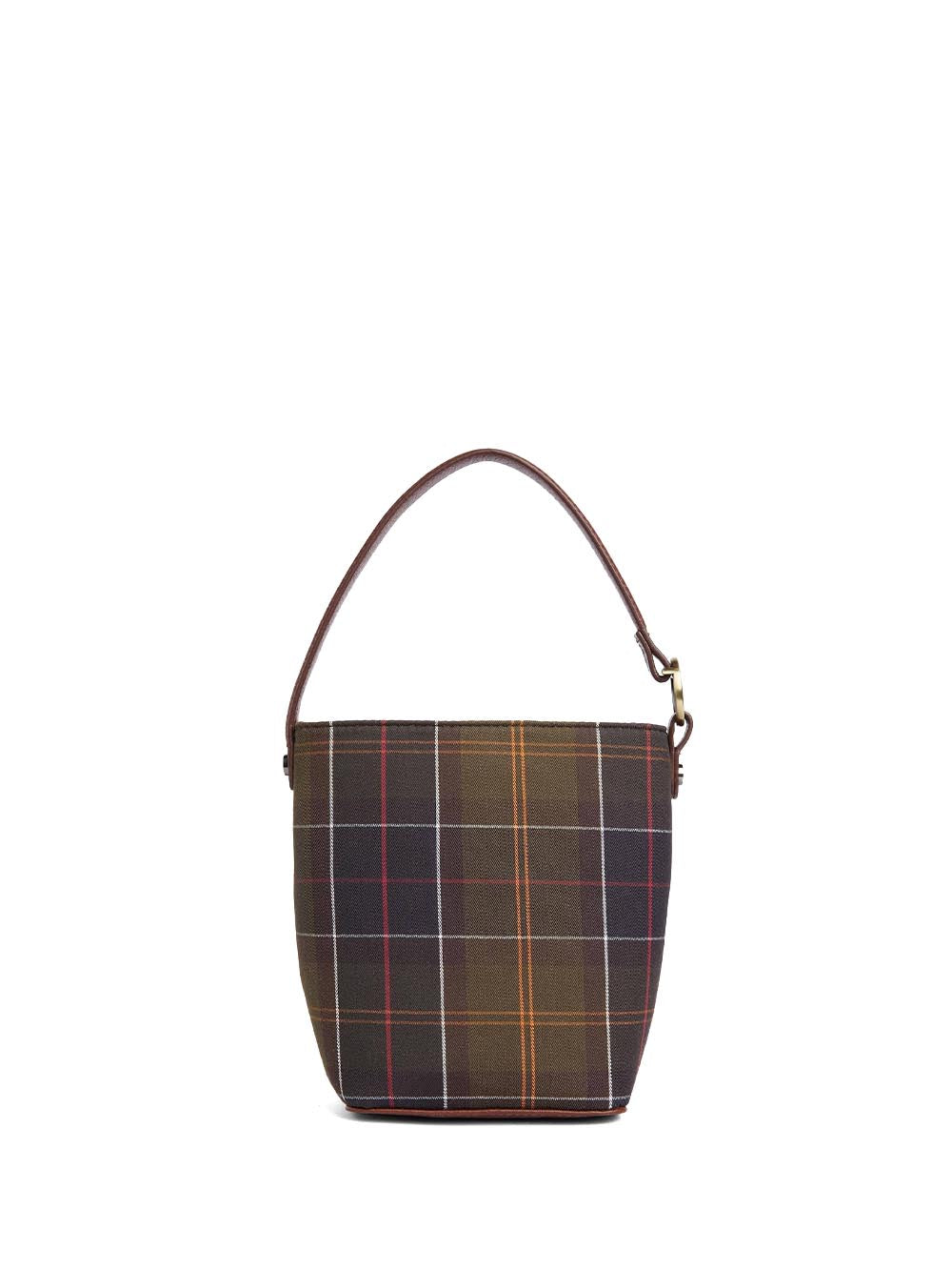 CEDAR MINI TARTAN BUCKET BAG Barbour Secchiello Donna Lba0560 Verde