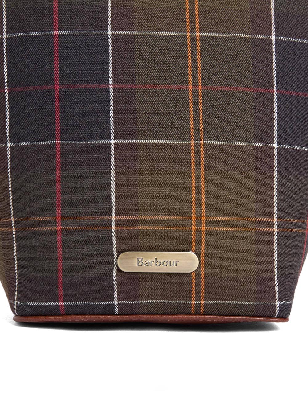 CEDAR MINI TARTAN BUCKET BAG Barbour Secchiello Donna Lba0560 Verde