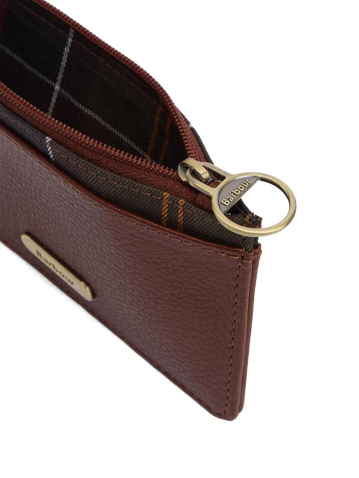 ALDER LEATHER CARD HOLDER Barbour Portafoglio Donna Llg0035 Marrone