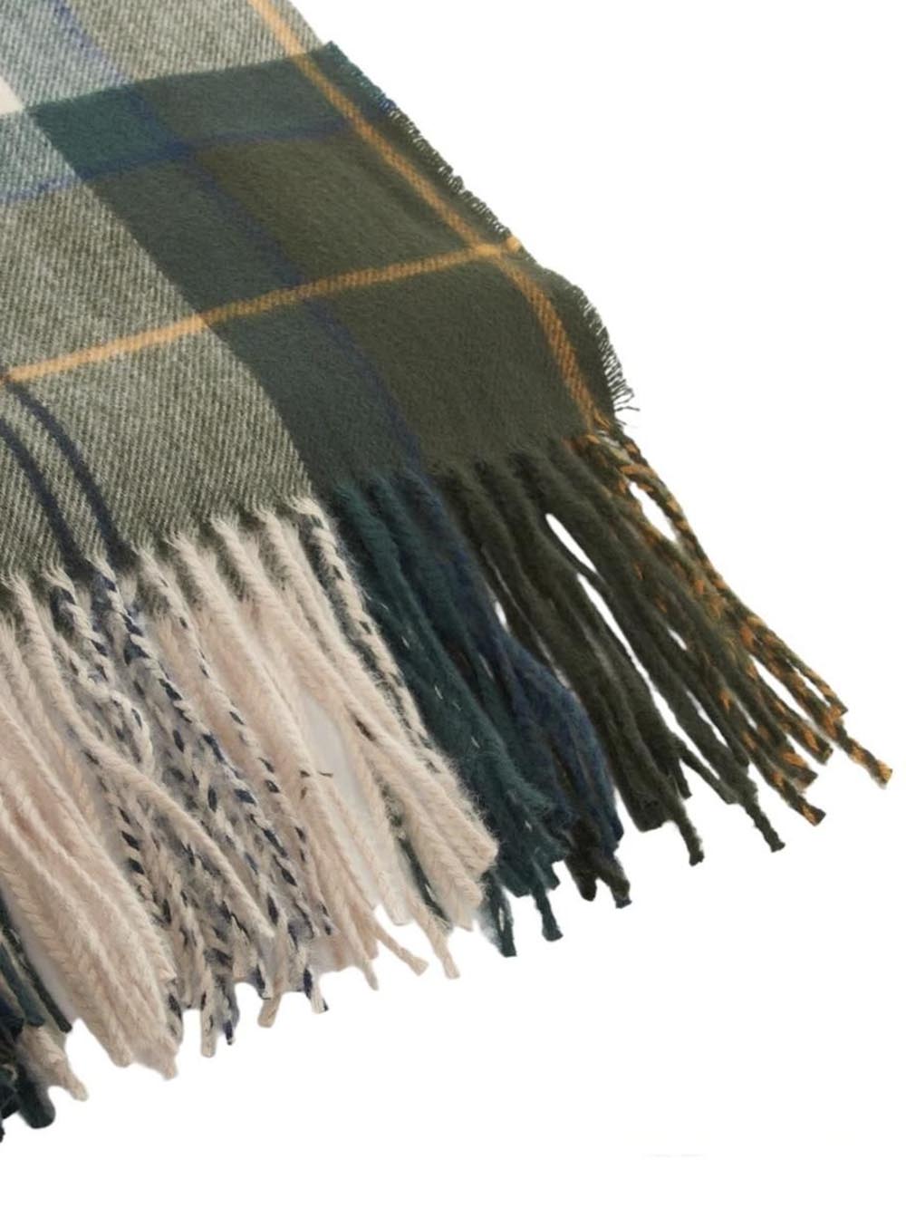 STANWAY TARTAN WRAP Barbour Sciarpa Donna Lsc0426 Verde/beige
