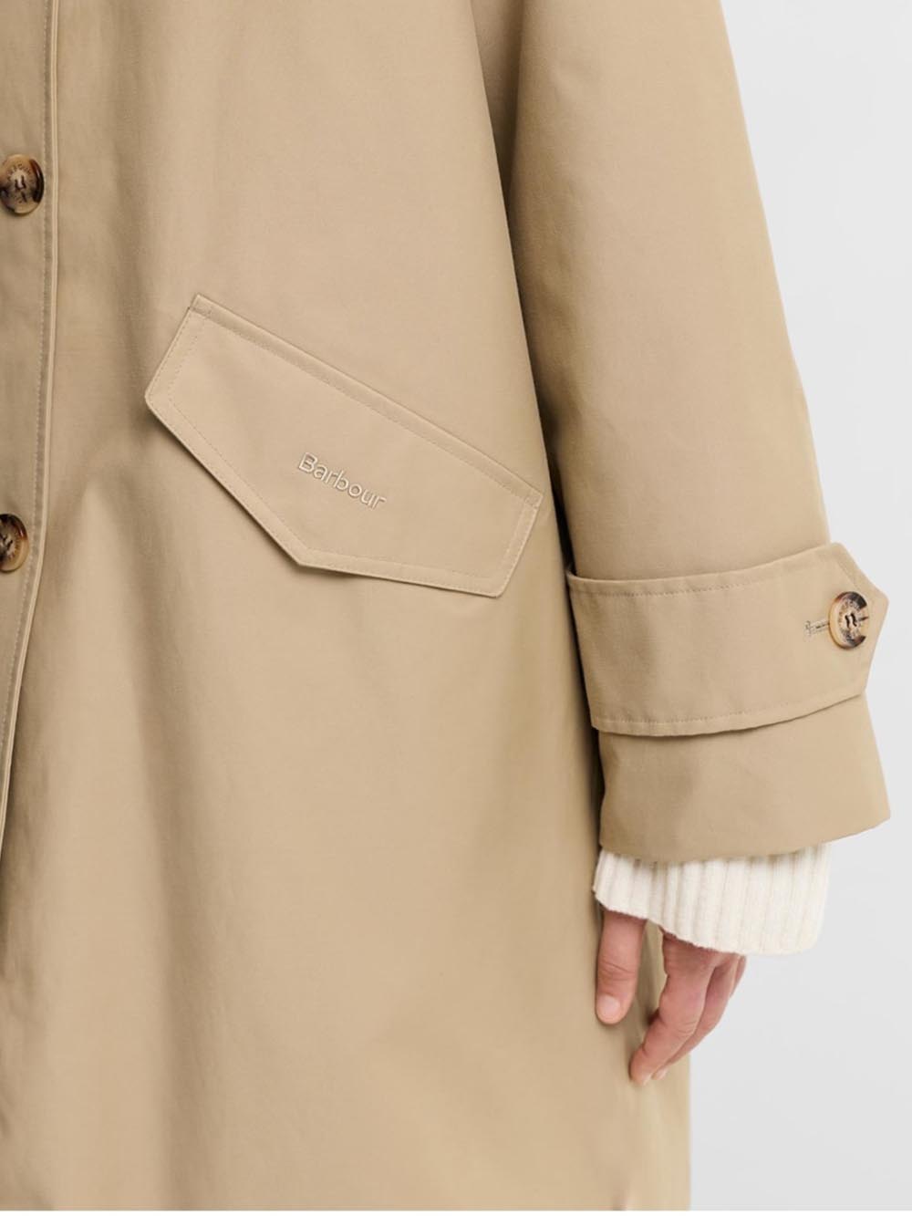HARLEIGH WATERPROOF JACKET Barbour Giubbino Donna Lwb0949 Beige