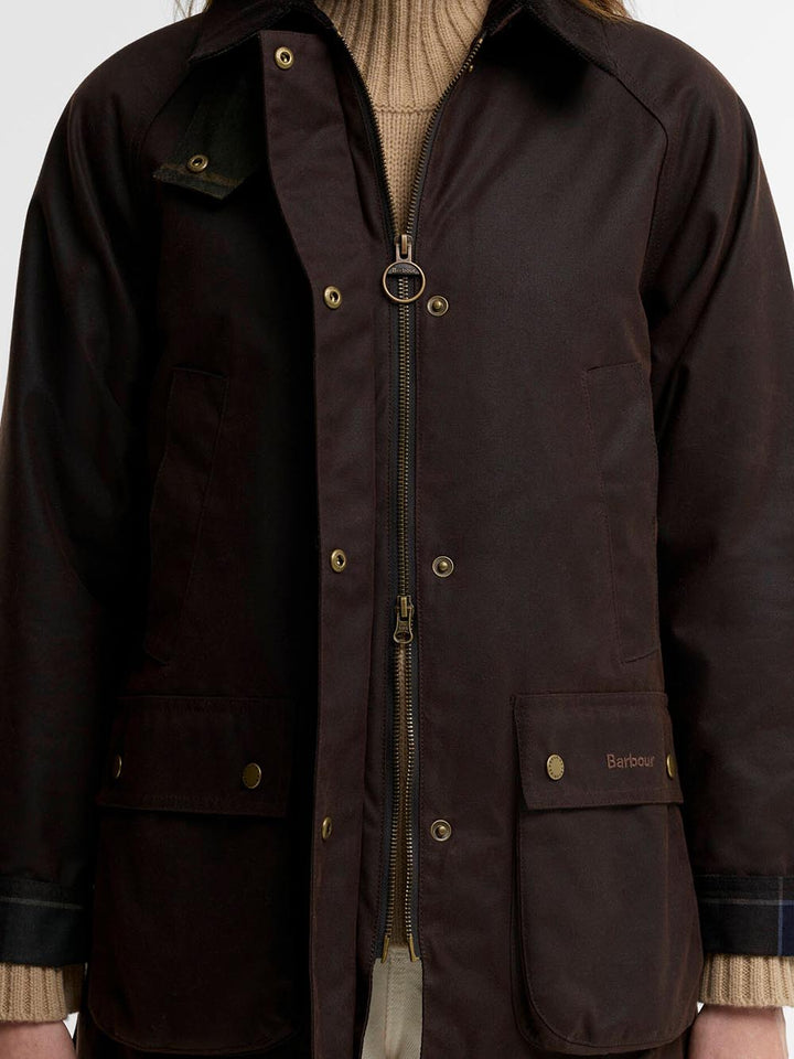 ACORN WAX JACKET Barbour Giubbino Donna Lwx0752 Marrone