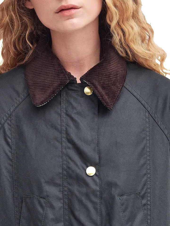 MODERN BEADNELL WAX Barbour Giubbino Donna Lwx1402 Verde