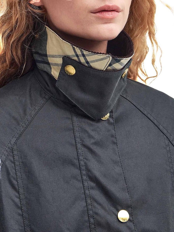 MODERN BEADNELL WAX Barbour Giubbino Donna Lwx1402 Verde