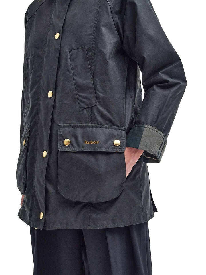 MODERN BEADNELL WAX Barbour Giubbino Donna Lwx1402 Verde