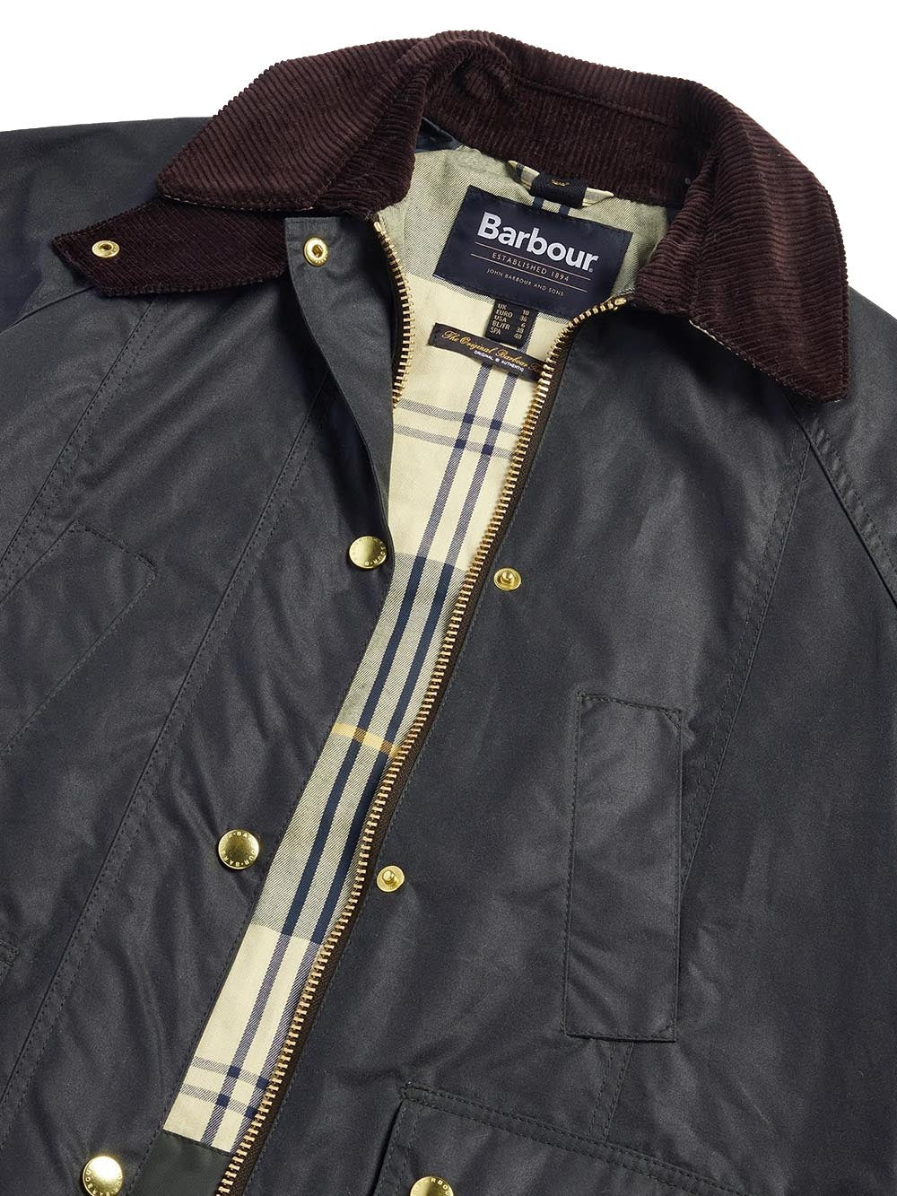 MODERN BEADNELL WAX Barbour Giubbino Donna Lwx1402 Verde