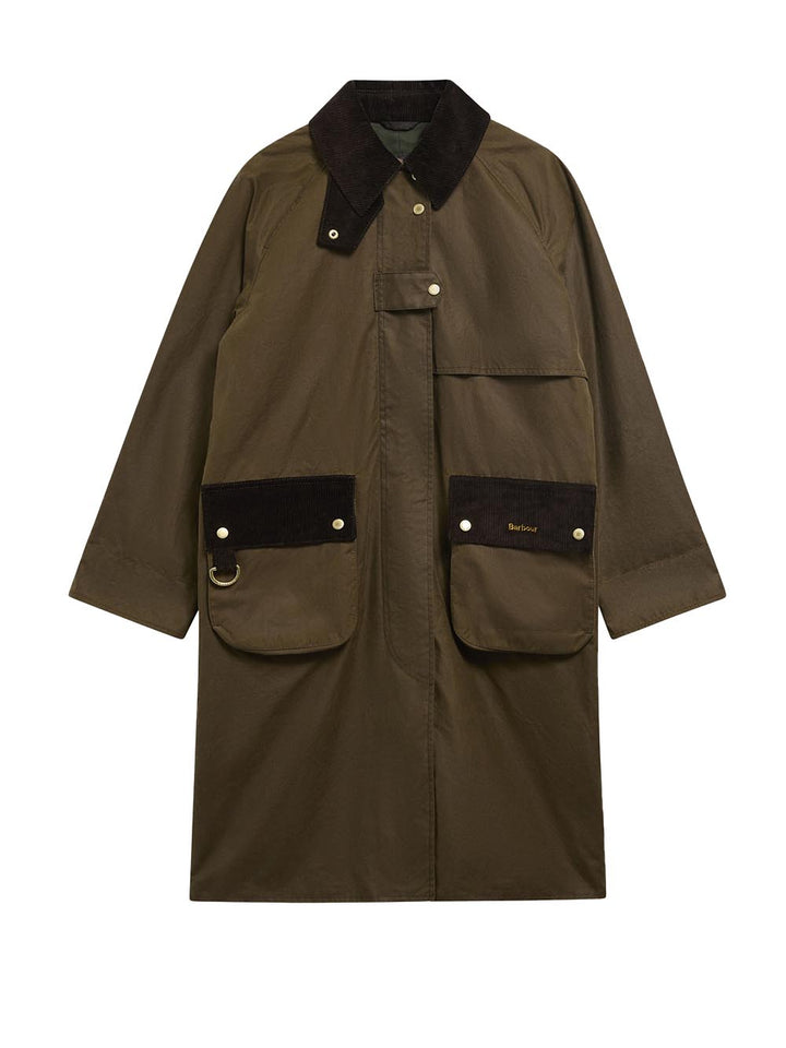 KIRKLEES WAX JACKET Barbour Giubbino Donna Lwx1570 Verde oliva