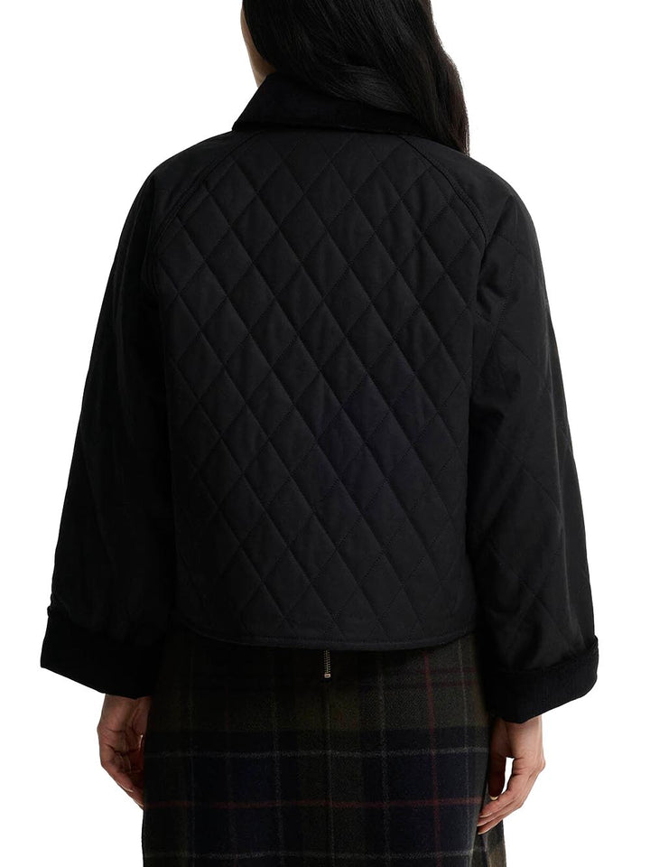 ICONS QUILTED SPEY WAX JACKET Barbour Giubbino Donna Lwx1580 Nero
