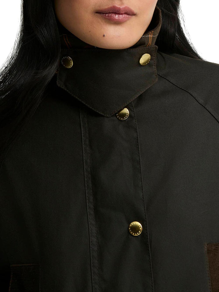 ICONS MODERN BEAUFORT WAX JKT Barbour Giubbino Donna Lwx1583 Verde oliva