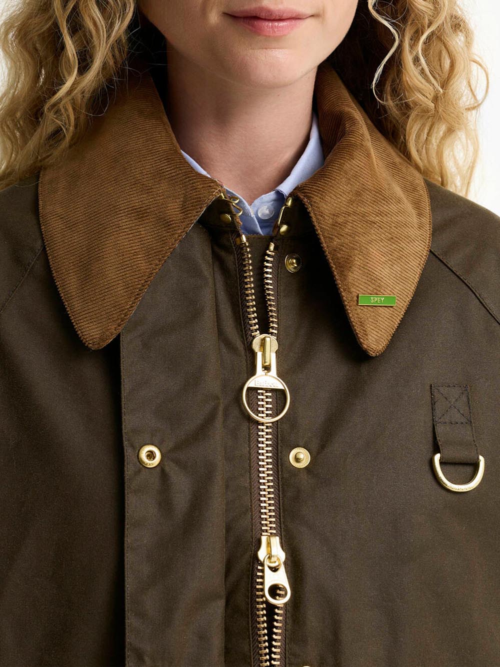 MODERN SPEY WAX JACK Barbour Giubbino Donna Lwx1595 Marrone
