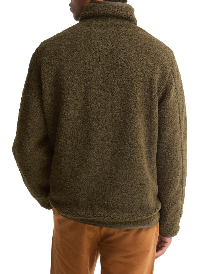 REVERSIBLE FLEECE JACKET Barbour Giubbino Uomo Mfl0195 Verde