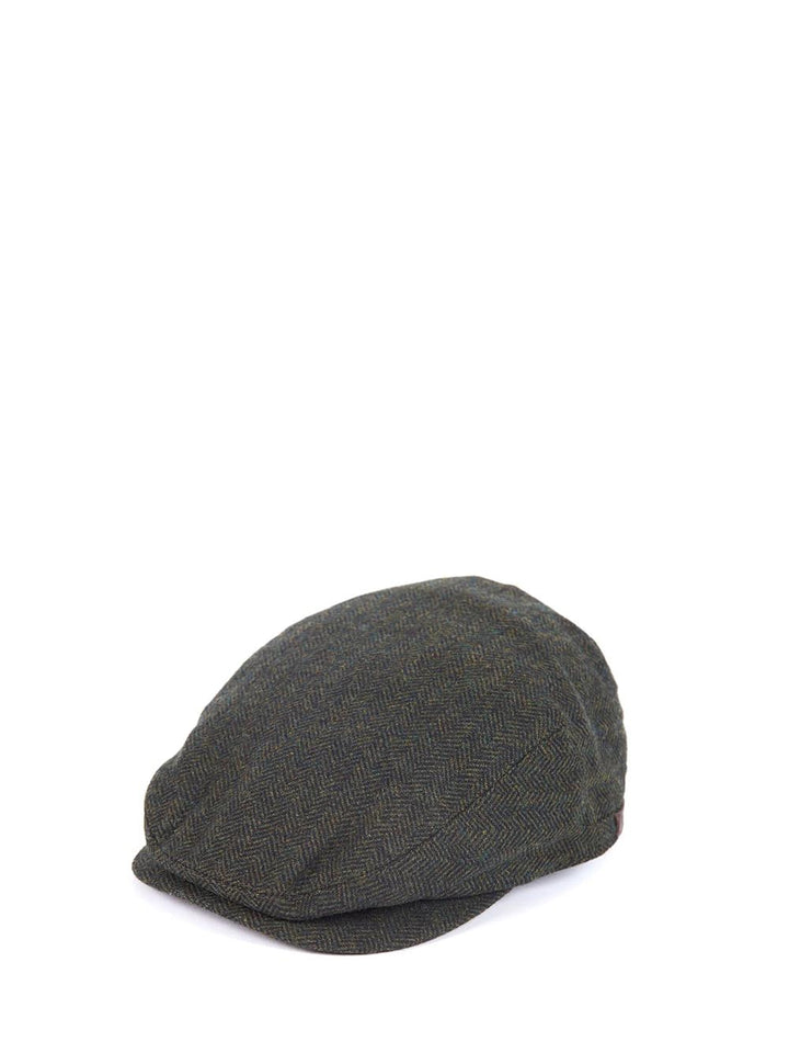 BARLOW FLAT CAP Barbour Cappello Uomo Mha0483 Verde oliva