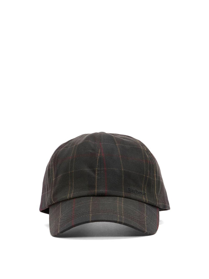 HAYDON TARTAN CAP Barbour Cappello Uomo Mha0969 Verde