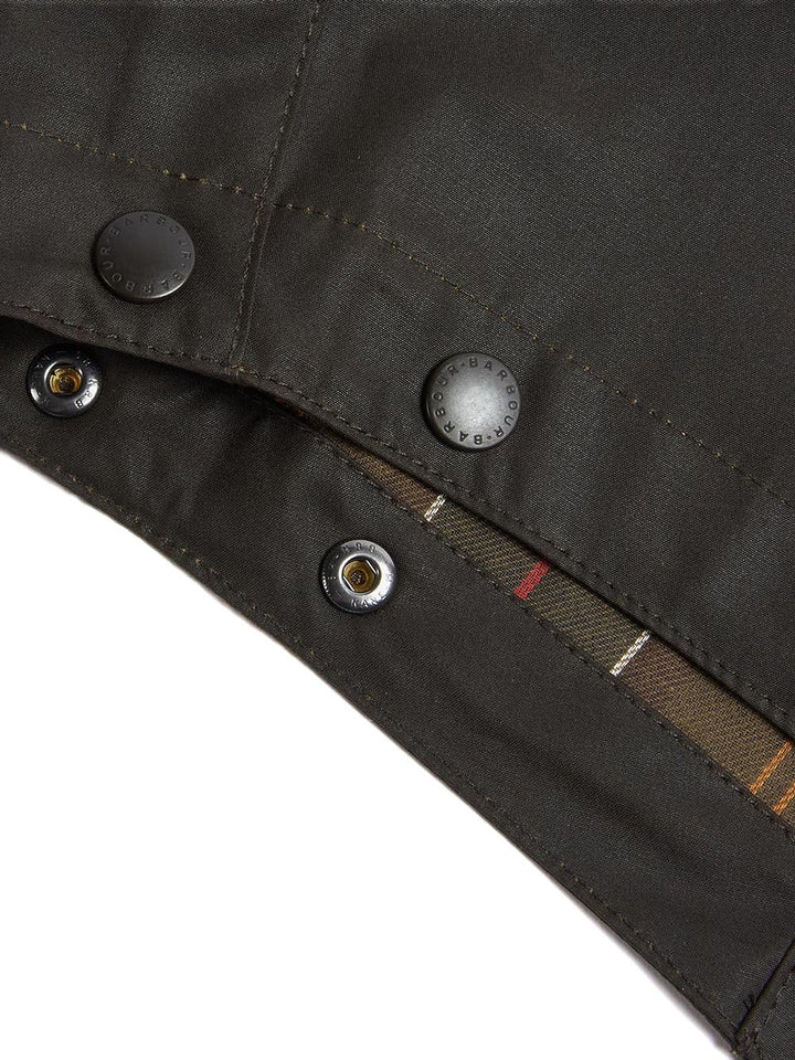 CLASSIC SYLKOIL HOOD Barbour Cappuccio Uomo Mho0003 Verde oliva