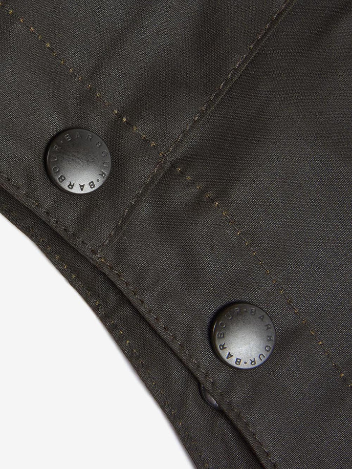 CLASSIC SYLKOIL HOOD Barbour Cappuccio Uomo Mho0003 Verde oliva