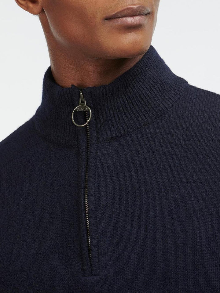 HOLDEN HALF ZIP Barbour Maglia Uomo Mkn0837 Blu