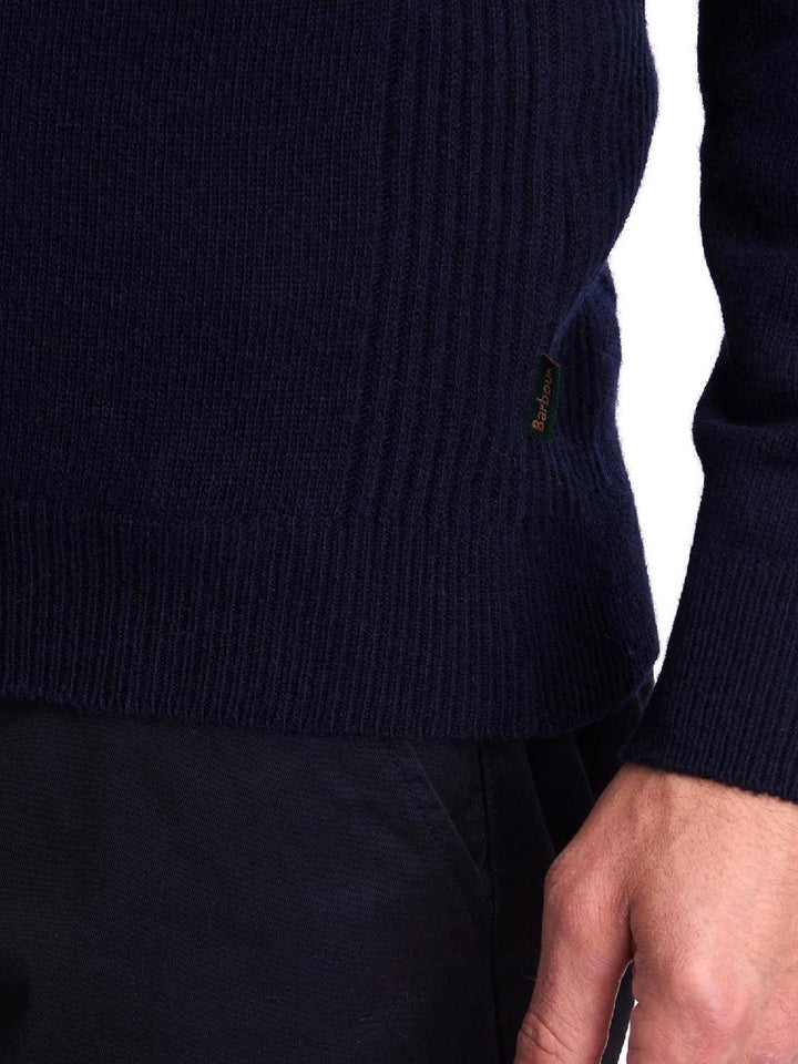 HOLDEN HALF ZIP Barbour Maglia Uomo Mkn0837 Blu