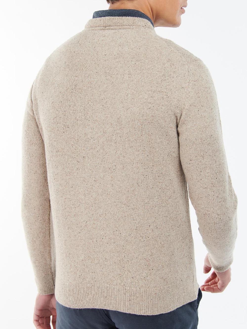 ESSENTIAL TISBURY CREW Barbour Maglia Uomo Mkn0844 Beige