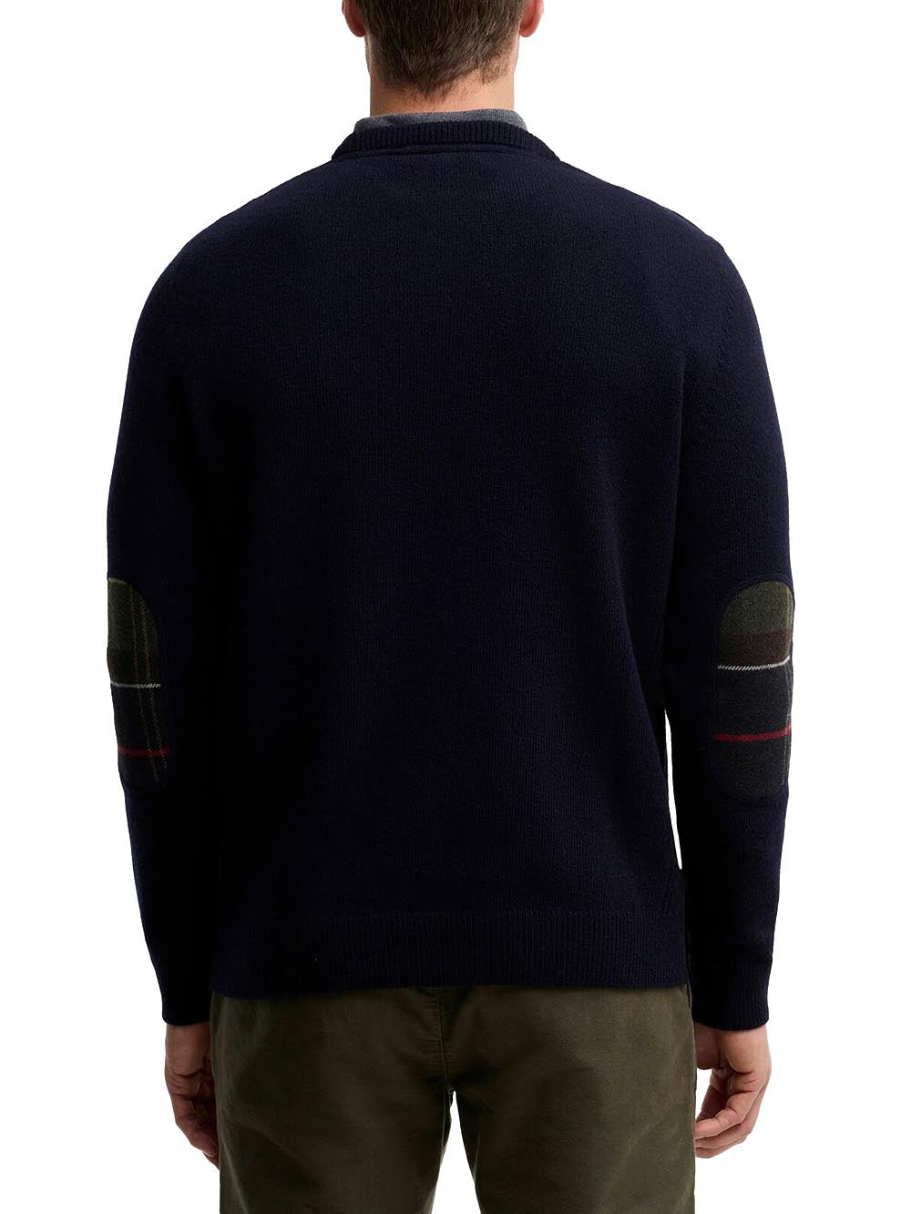 HOLDEN CREW NECK SWEATER Barbour Maglia Uomo Mkn1576 Blu